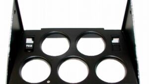 1968-1968 Corvette Gauge Bezel without Wiper Override Button