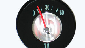 1963-1963 Corvette Oil Gauge 60 Lb.
