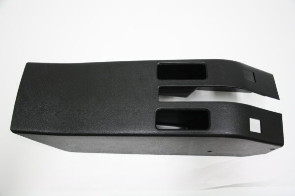 1968-1968 Corvette Parking Brake Console with Power Windows (Black)