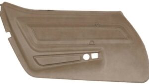 1973-1973 Corvette LH Door Panel without Trim (Dark Saddle)