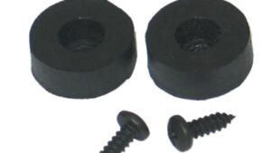 1969-1969 Corvette Seat Back Upper Stop with Screws - Pair
