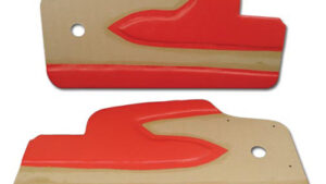 1958-1958 Corvette Door Panel Assembly - Pair without Upper Support