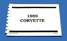 1989-1989 Corvette 1989 Owner's Manual