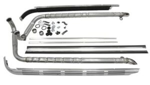 1965-1967 Corvette Aluminum Side Exhaust Kit - Big Block