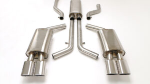 1996-1996 Corvette 2.5 inch Exhaust System Quad Tip 4.5 inch (LT-1)
