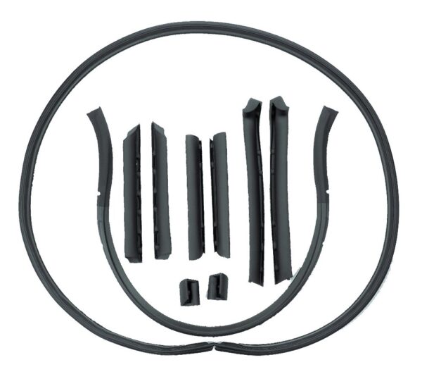1968-1975 Corvette Softtop Weatherstrip Set (10 Pieces)