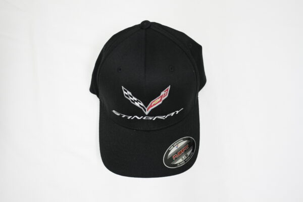 - Corvette C7 BLACK FLEX FIT HAT