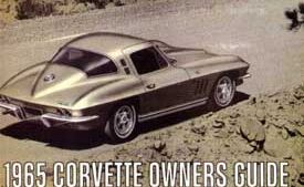 1965-1965 Corvette 1965 Owner's Manual