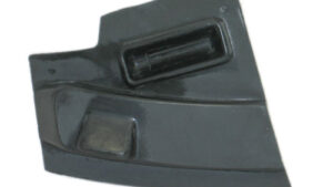 1967-1967 Corvette LH Radio Console Side Panel with Backplate