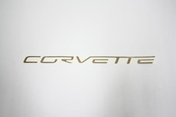 2005-2013 Corvette C6 AIRBAG LETTERS LIGHT GOLD 05-13 ( OAK )