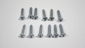 1963-1967 Corvette Rocker Molding Retainer Screw Kit (12 Pcs)