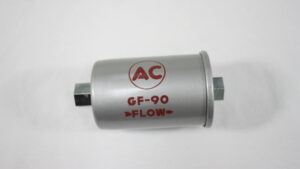 1962-1962 Corvette AC Fuel Filter GF 90 Correct (Silver) with (Red) Silkscreen