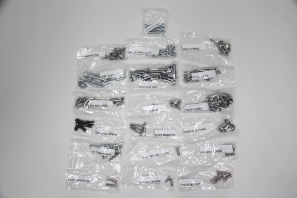 1965-1966 Corvette Interior Screw Kit - Coupe