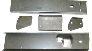 1963-1964 Corvette RH 23 Inch Side Rail Frame Section