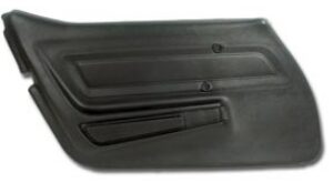 1977-1977 Corvette LH Door Panel without Trim (Black)