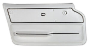 1965-1966 Corvette LH Convertible Deluxe Door Panel (White)
