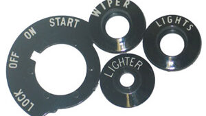 1958-1960 Corvette Dash Bezel Set (4 Pcs)