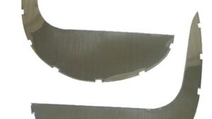 1961-1961 Corvette Kick Panel Sheet Metal Inserts - Pair