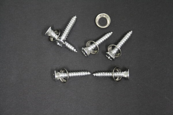 1964-1965 Corvette Coupe Rear Vent Cover Screw Kit (12 Pcs)