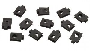 1963-1967 Corvette Rocker Molding Mounting U-Nut Kit (12 Pcs)