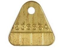 1957-1957 Corvette Carburetor Tag 1X4 2366SA