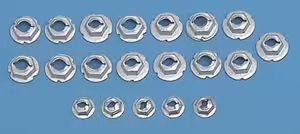 1964-1964 Corvette Trim & Emblem Speed Nut Kit