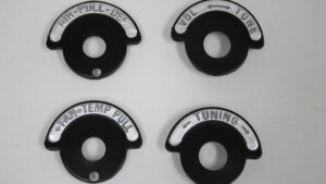 1964-1964 Corvette Dash Bezel Set except AC (4 Pcs)