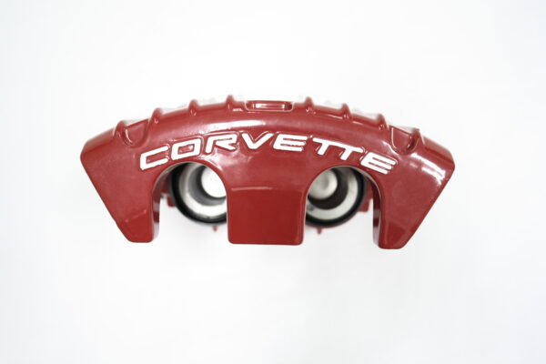 1997-2004 Corvette LH FRONT Z06 BRAKE CALIPER (RED) (REBUILT) (IN SHOW CASE)