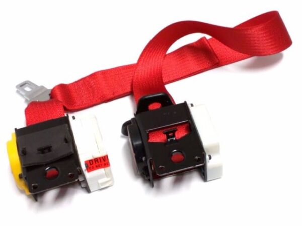2000-2002 Corvette Driver Seat Belt Kit Convertible Red