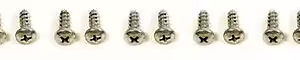 1965-1967 Corvette Door Panel Clip Screw Kit (10 Pcs)