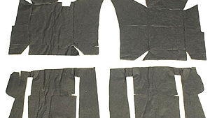 1963-1967 Corvette Front Sound Deadener Set under Carpet