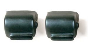 1966-1967 Corvette Seat Belt Retractor Covers - Pair (Black)