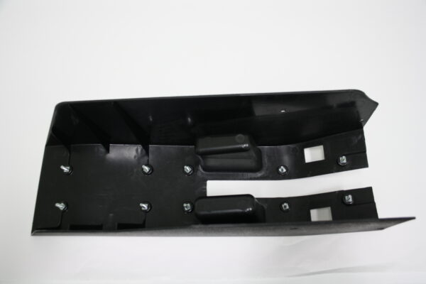 1968-1968 Corvette Parking Brake Console with Power Windows (Black)