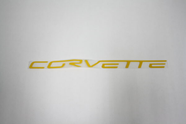 2005-2013 Corvette C6 AIRBAG LETTERS YELLOW 05-13