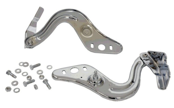 2005-2013 Corvette C6 Chrome Hood Hinge Pair