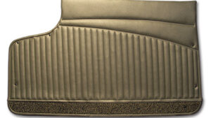 1962-1962 Corvette Door Panel - Pair without Metal Upper Support (Fawn Beige)