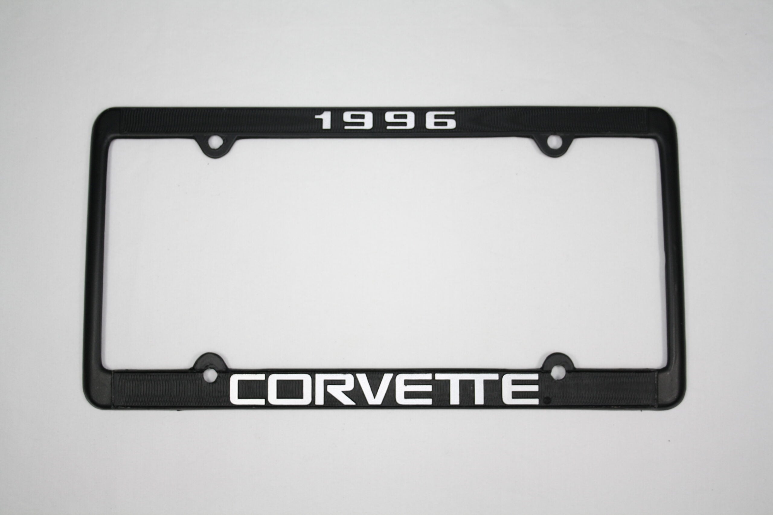 License Frame 96 Black Aluminum with Silver Letters 96 (910150) – Keen ...