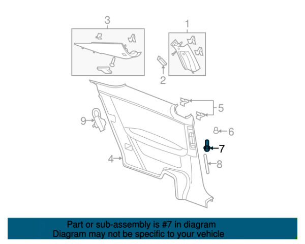 1997-2004 Corvette Floor Console Latch Striker Bolt