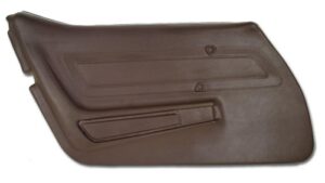 1977-1977 Corvette LH Door Panel without Trim (Dark Brown)