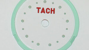 1958-1958 Corvette Inner Tachometer Lens (8000 RPM) with Dots