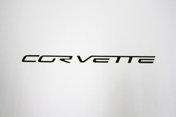 2005-2013 Corvette C6 REAR VINYL LETTERS CARBON FIBER 05-13