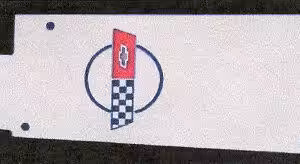 1992-1993 Corvette Plenum Cover with C4 Logo 92-93E (Has Notch F&R)