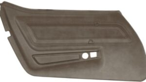 1976-1976 Corvette LH Door Panel without Trim (Dark Brown)