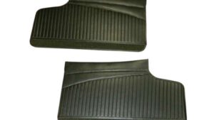 1962-1962 Corvette Door Panel - Pair without Metal Upper Support (Black)