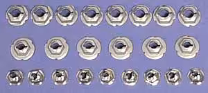 1965-1965 Corvette Trim & Emblem Speed Nut Kit 65 (40 Pcs)