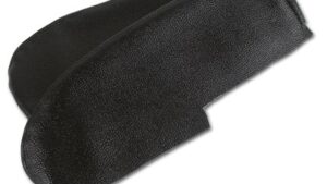 1958-1958 Corvette Door Panel Armrest Covers - Pair (Charcoal)