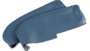 1958-1958 Corvette Door Panel Armrest Covers - Pair (Silver Blue)