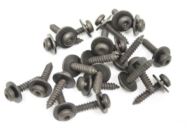 1997-2004 Corvette Engine Compartment Detail Screw Kit (Black) (22 Pcs)