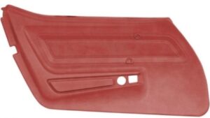 1976-1976 Corvette LH Door Panel without Trim (Firethorn)