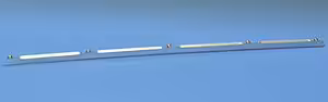 1974-1982 Corvette Rear Bumper RH Upper Retainer